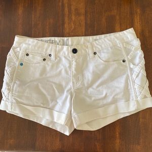Hurley White Jean Shorts